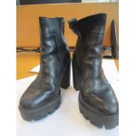 Bottines  talon tamaris, cuir noir, 38