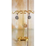 Boucles d'oreilles dormeuses une ligne