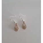 Boucles d'oreilles pendantes argent�es claire's