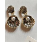 Boucles d'oreilles swarovski collection idyllia coquillages
