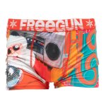 Boxer p�re no�l microfibre ho ho ho avec coffret canette homme freegun