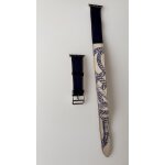 Bracelet apple watch herm�s double tour imprim�  ; della cavalleria ;
