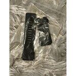 Bracelet cuir noir d�origine fossil jr9308 30 mm genuine leather