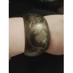 Bracelet en cuivre artisanal vintage ann�es 70.