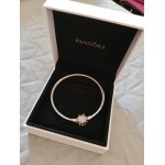 Bracelet jonc pandora argent� �toile