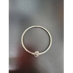 Bracelet jonc pandora argent� fleur