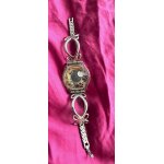 Bracelet montre m�tal argent� swatch vintage