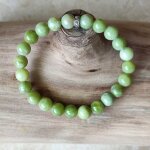 Bracelet pierres naturelles - jade - fabriqu� en france