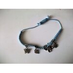 Bracelet shamballa bleu Bracelet shamballa bleu