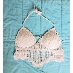 Superbe brassi�re dyana au crochet blanc dentelle soutien - gorge d�contract� avec un dos magnifique ...