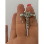 Broche revers �tain star wars x - wing argent