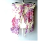 Bustier chemisette morgan de toi top decollete haut brassiere bain de soleil mousseline de soie voile ...