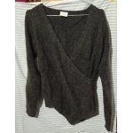 Cache - coeur -  ; vila clothes  ; - acrylique - gris - taille x s