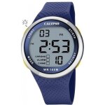 Calypso montre mixte digital color splash chrono silicone bleu k5785 / 3