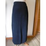 Camaieu jupe longue marine en maille t38 ok 40