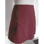 Camaieu jupe trapze aubergine t 40