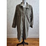 Camaieu robe en velours femme vert kaki taille 44