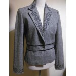 Camaieu veste blazer tweed brod� floral t 38