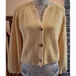 Cardigan court tout doux � grosses mailles