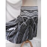 Caroll jupe midi imprim� fluide t 38