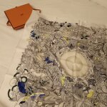 Carr� de soie herm�s