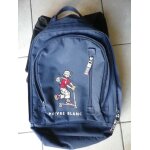 Cartable - sac  dos poivre blanc.