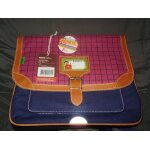 Cartable tann's - 38 cm - - motif carreaux