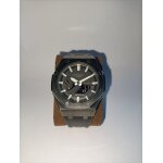 Casioak custom casio g - shock ga - 2100 - 1aer black case black rubber strap 44 mm