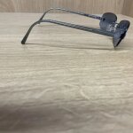 Chanel lunettes de soleil rectangulaires ? 57 / 18 130 ? made in italy ? mod�le y2