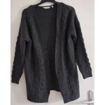 Chaud et long gilet naf naf � torsades
