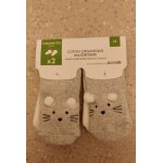 Chaussettes, socks, x2, coton organique majoritaire, eco conception kiabi, taille 14