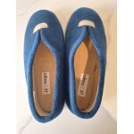 Chaussons bleu marine pointure 37 (g�mo)