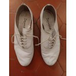 Chaussons de jazz cuir blanc repetto - 37