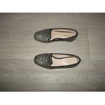 Chaussures andre paillet�es argent�es taille 37 ttbe