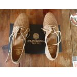 Chaussures femme emilie karston en cuir tress� pointure 41