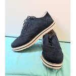 Chaussures hommes basket de ville bleu marine velours 42 hyper legere - envoi tr�s rapide et soigne.
