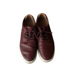 Chaussure lacoste cuir vritable cuir bordeaux