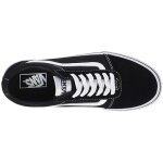 Chaussures vans ward noir et blanc, taille 44.