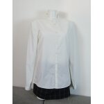 Chemise en 100% coton blanc col mao et manches longues - taille m - celio club