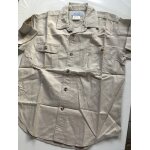 Chemise beige garcon avec blason   jacadi   taille 10 ans