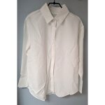 Chemise blanche d�contract�e � manches longues � �paules tombantes - xs