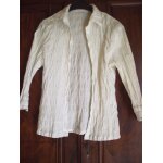 Chemise blanche effet froiss camaieu taille 38