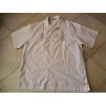 Chemise blanche motifs gris taille l marque rip curl