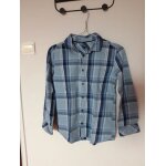 Chemise bleu a carreaux garon 10 ans