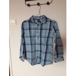 Chemise bleu a carreaux garon 10 ans
