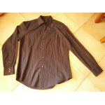 Chemise bleu marine rayee noire taille l marque celio