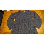 Chemise / blouse tape  l 'oeil 10 ans bleu marine  pois neuve