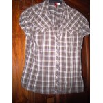 Chemise À carreaux manches courtes taille 38 marque h&m Chemise À carreaux manches courtes taille 38 marque h&m