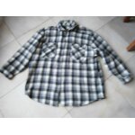 Chemise a carreaux noirs blancs et gris taille 42 / 44 marque kiabi Chemise a carreaux noirs blancs et gris taille 42 / 44 marque kiabi