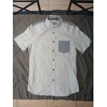 Chemise celio bleue m manches courtes